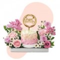 Flowers with Cake